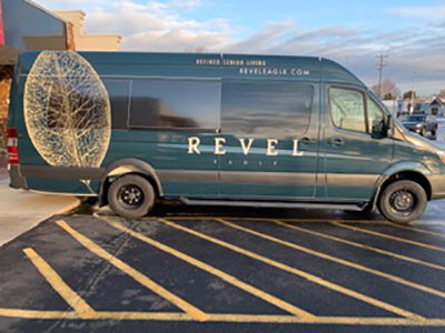 assisted living van wrap