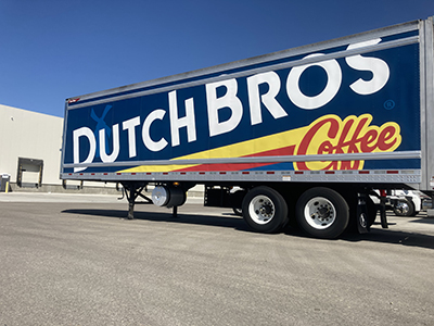 Dutch Bros box truck wrap